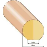 Dřevěné madlo kulaté smrk 48 x 4000 mm