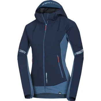 Dámská větrovka Dámská turistická softshellová bunda NORTHFINDER-DONNA-387-blueblue Modrá XL