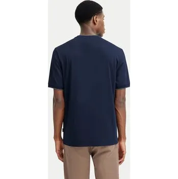 Pánské oblečení Bugatti T-Shirt 8350-75091C Tmavomodrá Regular Fit S