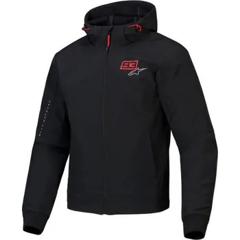 Moto bunda Bunda RADIUM TECH HOODIE MM93 kolekce, ALPINESTARS (černá/červená/šedá) 2026 4XL