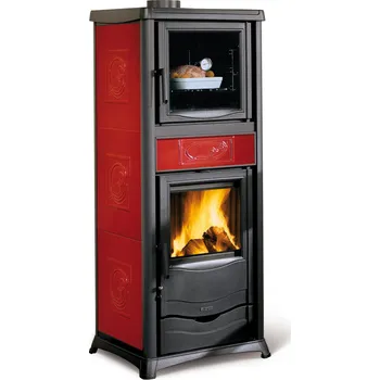 Krbová kamna La Nordica Termorossella Plus Forno D.S.A. LIBERTY BORDEAUX (Bordó)