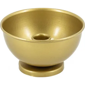 Kukla Homebound by Kolony - Stojan na svíčku - 7x13x7x3cm - zlatá 79484 Nové zboží