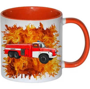 Moon River HASIČI hrneček s hasičským autem České výroby IV obsah 330 ml