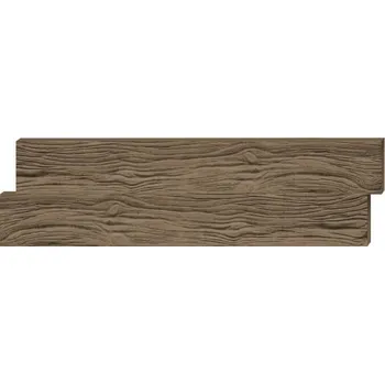 Pletivo Betonový panel k vyvýšenému záhonu dřevo hnědý Rozměr desky záhonu: 100x25cm