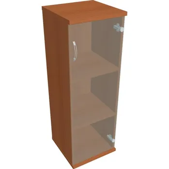 Policová skříň Skříň prosklené dveře S 3 40 03 P - TŘEŠEŇ