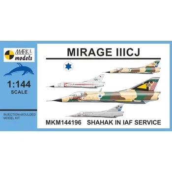 Plastikový model 1/144 Mirage IIICJ Shahak in IAF Service