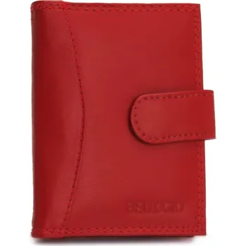 Peněženka Kožená peněženka na karty Bellugio cards,červená