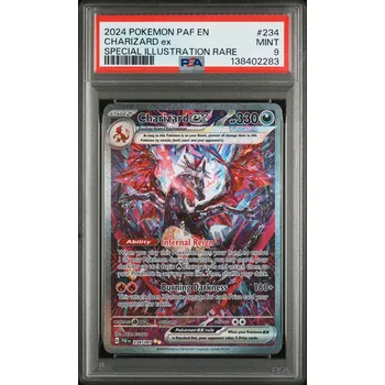 Karetní hra Pokémon Company Pokemon TCG: Charizard ex (PAF 234) - PSA 9