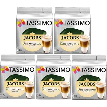 Jacobs Douwe Egberts Tassimo Latte Macchiato Vanilla kapsle 8+8ks karton 5 balení