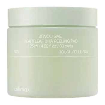 Pleťový peeling Celimax Ji Woo Gae Heartleaf BHA Peeling Pad 60 ks