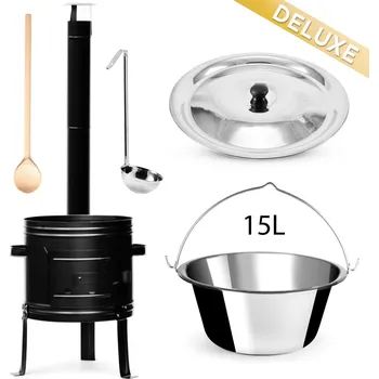 kotlíky Perfect Home Set-45 DELUXE Kotlíková souprava 15 L, 5 ks