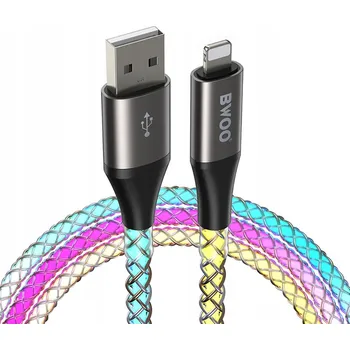 Datový kabel Kabel BWOO USB-C - Apple Lightning 2 m vícebarevný