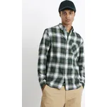 Celio Flanelová kostkovaná košile Camulto - Pánské Celio šedá 1998660
