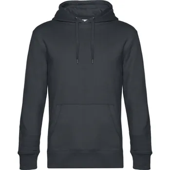 Pánská mikina B&C | KING Hooded_° asphalt 4XL Mikina s kapucí