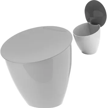 Odpadkový koš HomePRO AG240E Kuchyňský odpadkový koš, 2.2L, 18x17cm, šedá