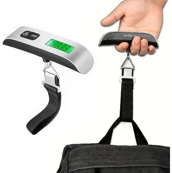 Příslušenství k zavazadlu Electronic ELS50 Digitální váha na ryby a zavazadla do 50kg, závěsná, přenosná