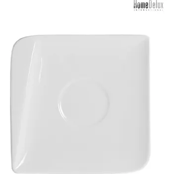 HomeDelux HD12035 Porcelánový podšálek 14cm, bílá
