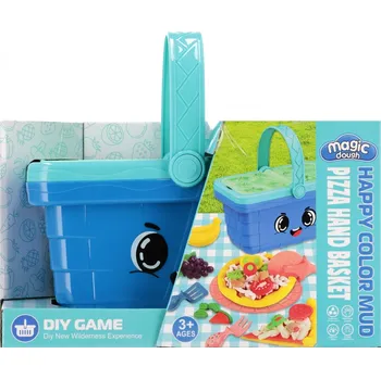 Modelovací hmota Modelovací hmota s příslušenstvím košík modrý MEGA CREATIVE 571082