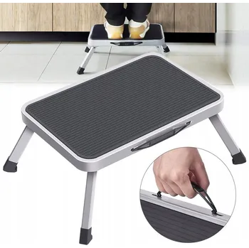 Žebřík ŽEBŘÍK SKLÁDACÍ 1-STUPŇOVÝ SCHŮDKOVÝ ŽEBŘÍK 150 KG