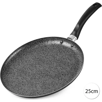Pánev Perfect Home 16534 Granitová pánev na palačinky, 25 cm, černá
