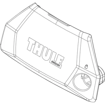 Příslušenství ke střešnímu nosiči Krytka Thule 54243 patky Thule 7106 TH1500054243