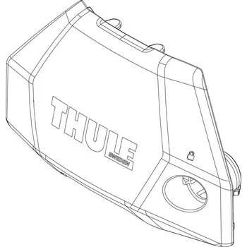 Příslušenství ke střešnímu nosiči Krytka Thule 54649 patky Thule 7107 TH1500054649