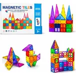Magnetická stavebnice – Magnetic Tiles – 112 dílů