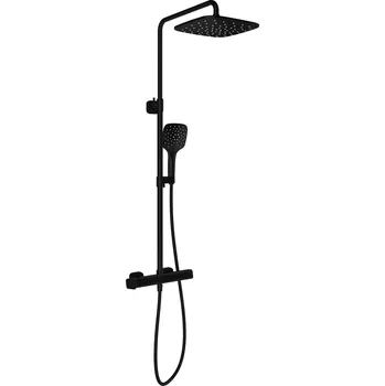 Sprchový set TD F 098.00BLM Sprchový sloup netermostatický, posuvný, se sprchovým setem, černá matná