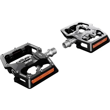 Pedál na kolo Tatze Contact Combi Vision - black uni