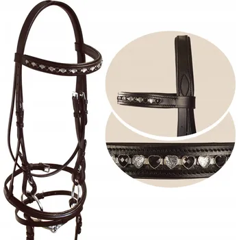 Ohlávka York Hearts angličtina 1 (pony)