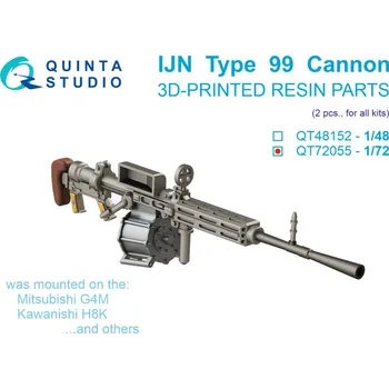 Plastikový model 1/72 Type 99 Cannon (2 pcs.)
