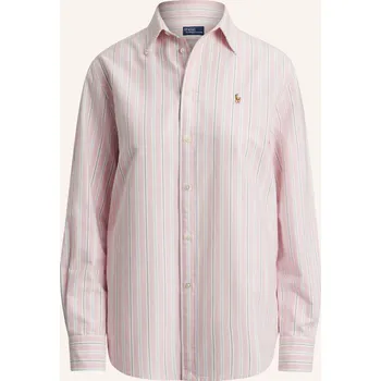 Dámská halenka Polo Ralph Lauren Dámská Košile, růžová / tmavě modrá / bílá, 38