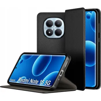 Pouzdro na mobilní telefon Flipové pouzdro KrainaGSM pro Xiaomi Redmi Note 15 5G černé