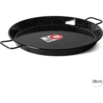 Pánev Garcima 13384 Smaltovaná paella pánev 28 cm