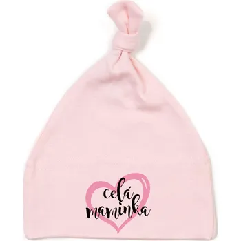 Kojenecká čepice Čepička CELÁ MAMINKA Barva: Růžová