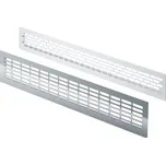 Mřížka větrací hliníková 480 × 60 mm bílá