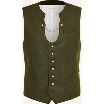 Pánská vesta Heimatglück Tracht Pánská Tradiční Vesta Adrian, olivová, 52