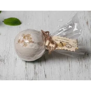 Koupelová kosmetika Ovesná s mlékem a medem šumivá bombička do koupele 70g