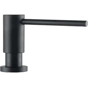 Dávkovač mýdla SOLIDO dřezový dávkovač 900000SAT00NE, černý mat