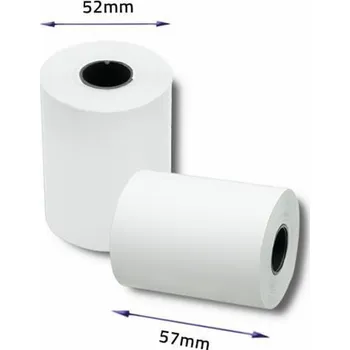 Papír pro tiskárny Qoltec 51899 Thermal roll 57 x 16 | 55g / m2 | 10 pcs. | BPA free