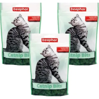 Pamlsek pro kočku CATNIP BITS 3x150g – pamlsek s kočičí mátou pro kočky