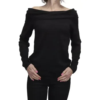 Dámský svetr Dámský rolák Orange Point s jemným leskem 2839 černá velikost XL