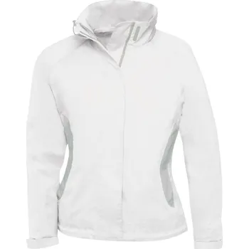 Dámská bunda B&C | Sparkling /women white/sky grey XXL Bunda - dámská