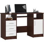 Kancelářský stůl ANA wenge / bílý