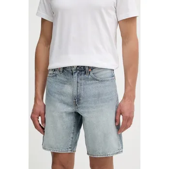 Pánské kraťasy Džínové šortky Levi's 468 LOOSE A8461.0039 modrá 50J, vel. 32