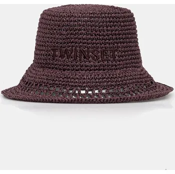 Klobouk Klobouk Twinset 261LB4ANN burgundské 93X, vel. ONE SIZE