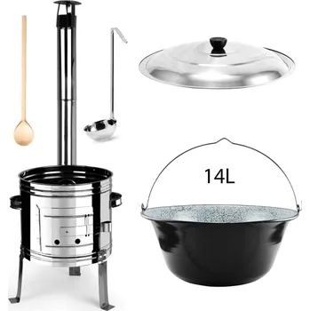 kotlíky TMI TMN Sestava na guláš nerezová 14L