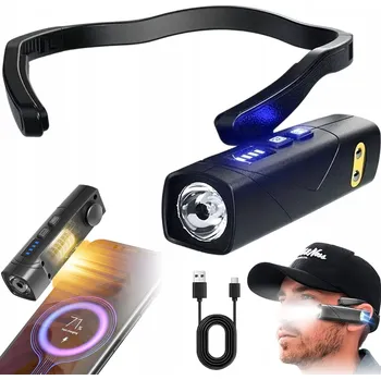 IP kamera VÝKONNÁ ČELOVKA 1000MAH HLINÍKOVÁ PRO BĚH A LEZENÍ