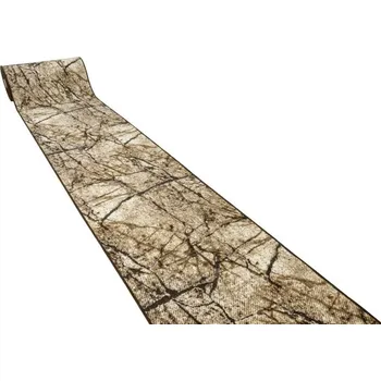 Koberec Protiskluzový běhoun Grain 17 hnědý / béžový