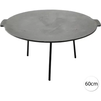 Zahradní gril Perfect Home 15525 Litinová plotna na grilování 60cm, šedá